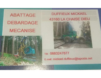ENTREPRENEUR TRAVAUX FORESTIERS  DUFFIEUX Mickael