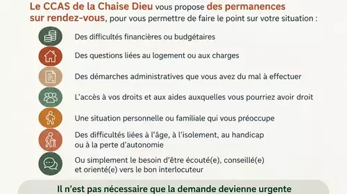 PERMANENCES DU CCAS PERMANENCES DU CCAS