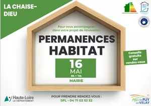 Permanence Habitat de 9H à 11H Mairie