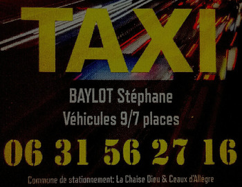 TAXI BAYLOT Stéphane